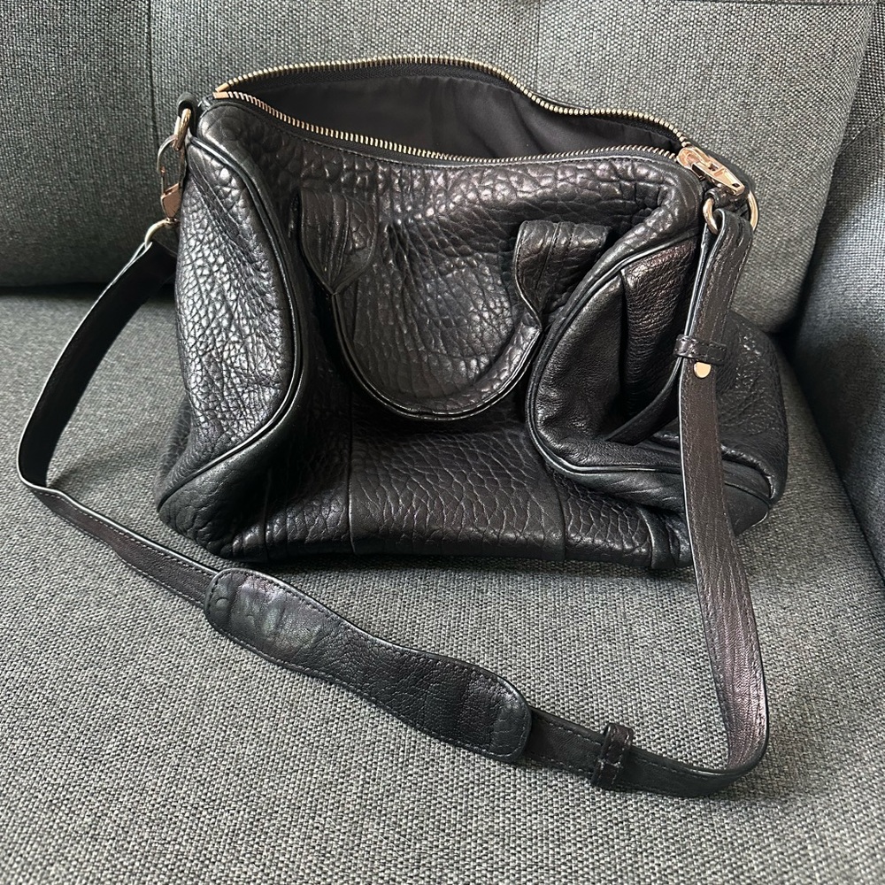 Alexander Wang Pebbled Lambskin Rockie with Rose Gold Hardware